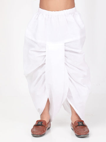 KID1 Boys Only Dhoti White