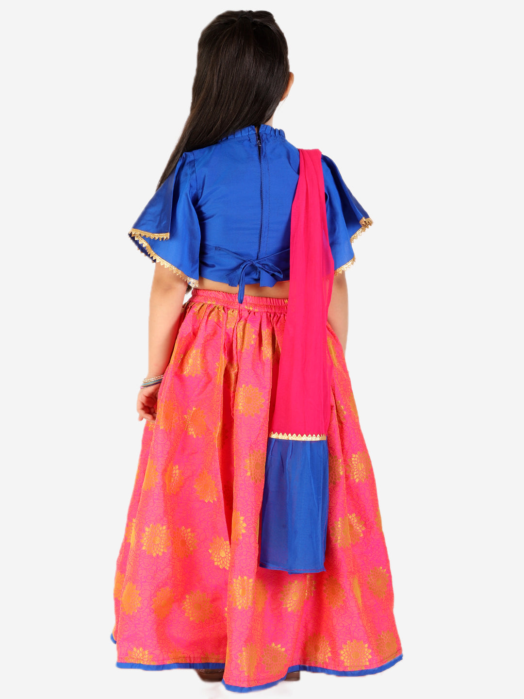 KID1 Neveli Lehenga Choli Blue