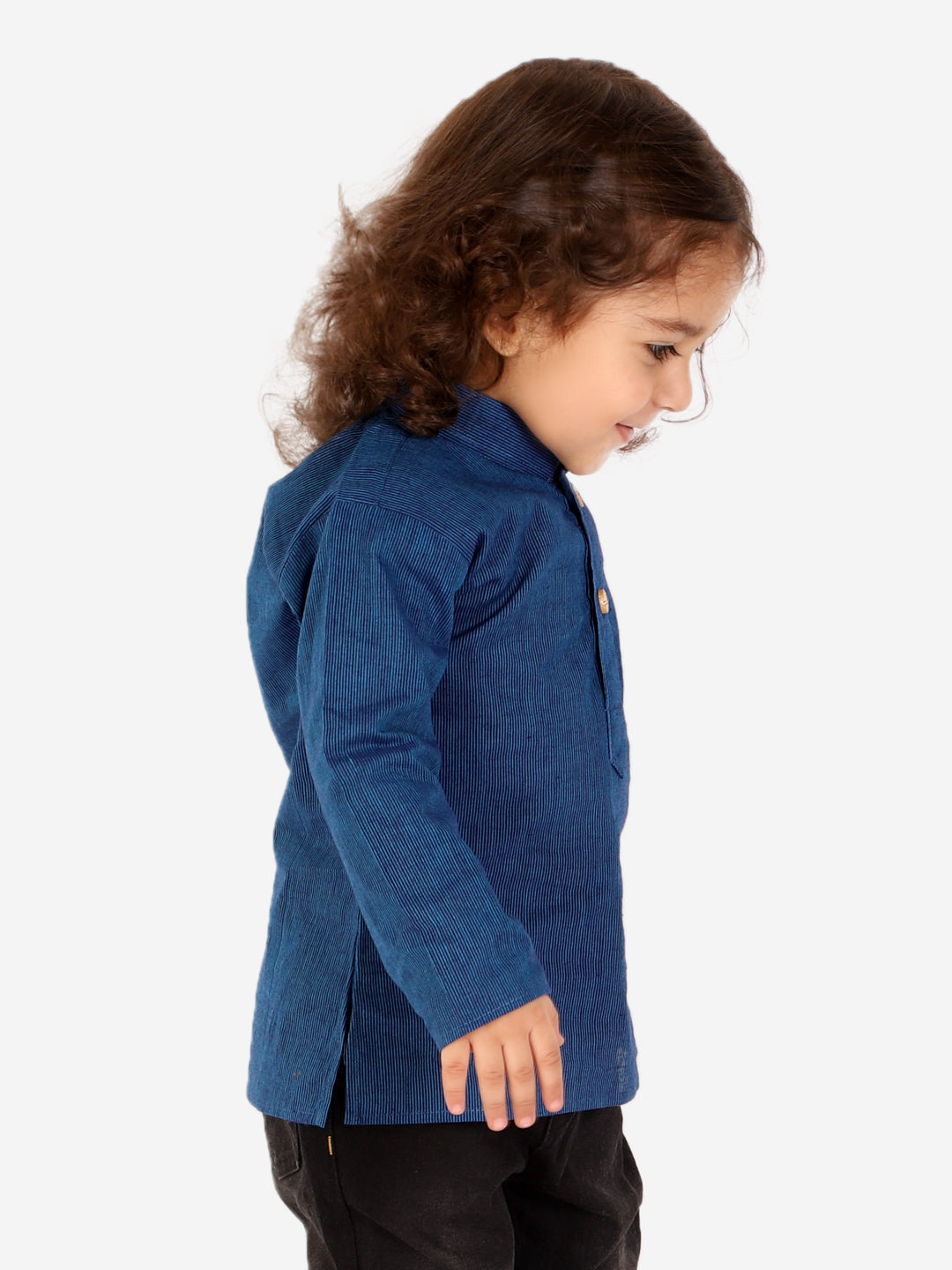 KID1 Trendy Short Kurta Blue