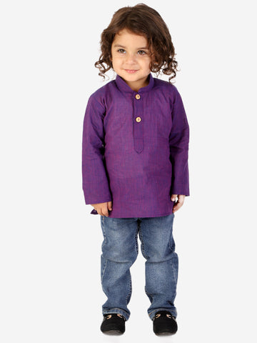 KID1 Trendy Short Kurta Purple