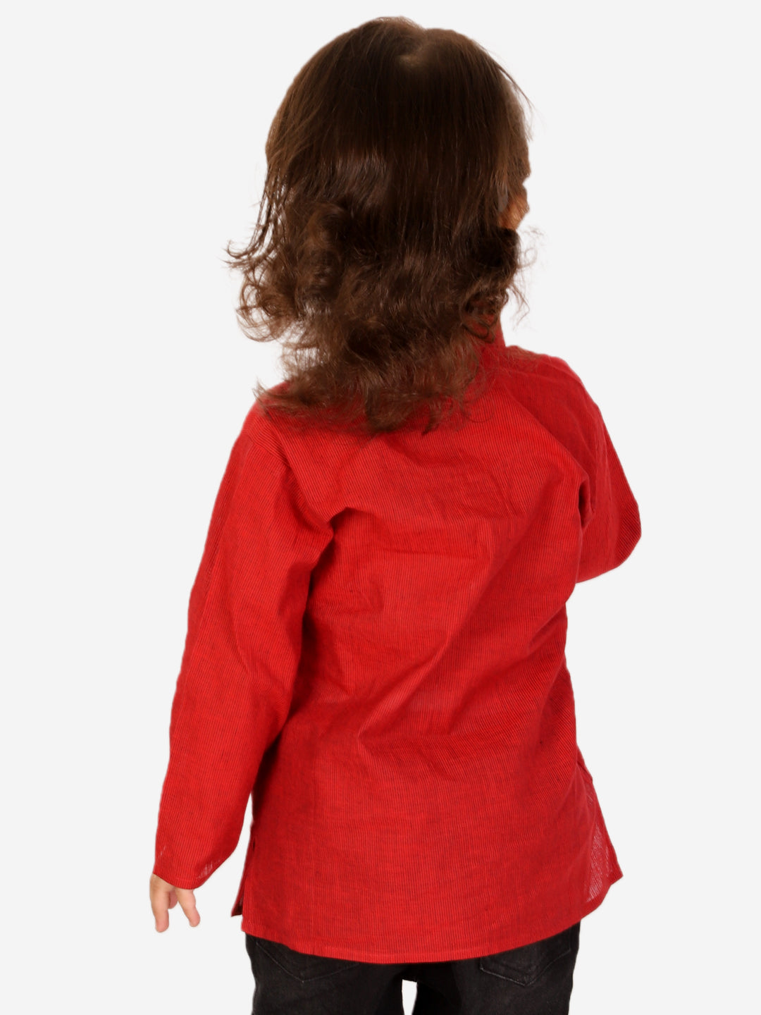 KID1 Trendy Short Kurta Red