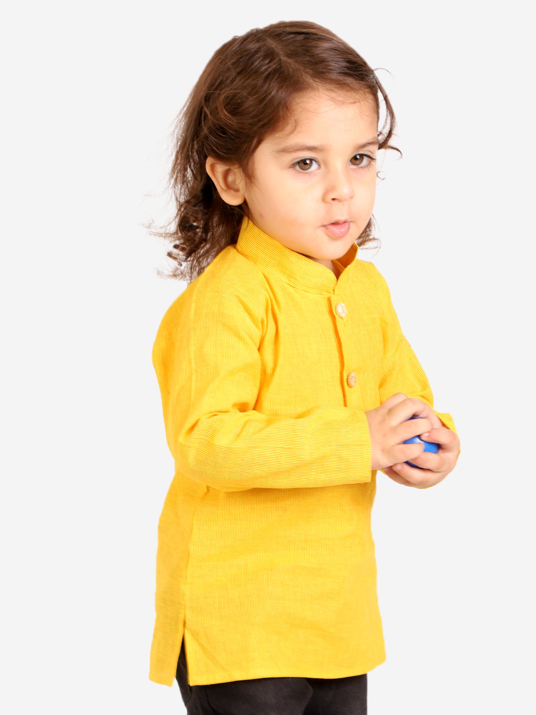 KID1 Trendy Short Kurta Yellow