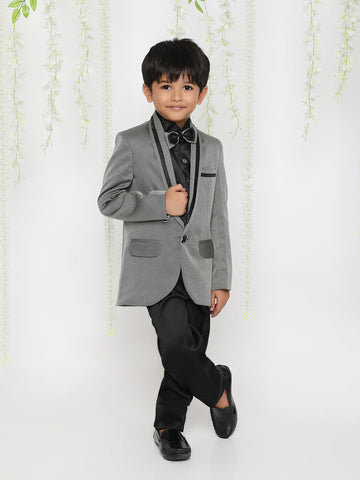 KID1 Tuxedo Party suit Grey