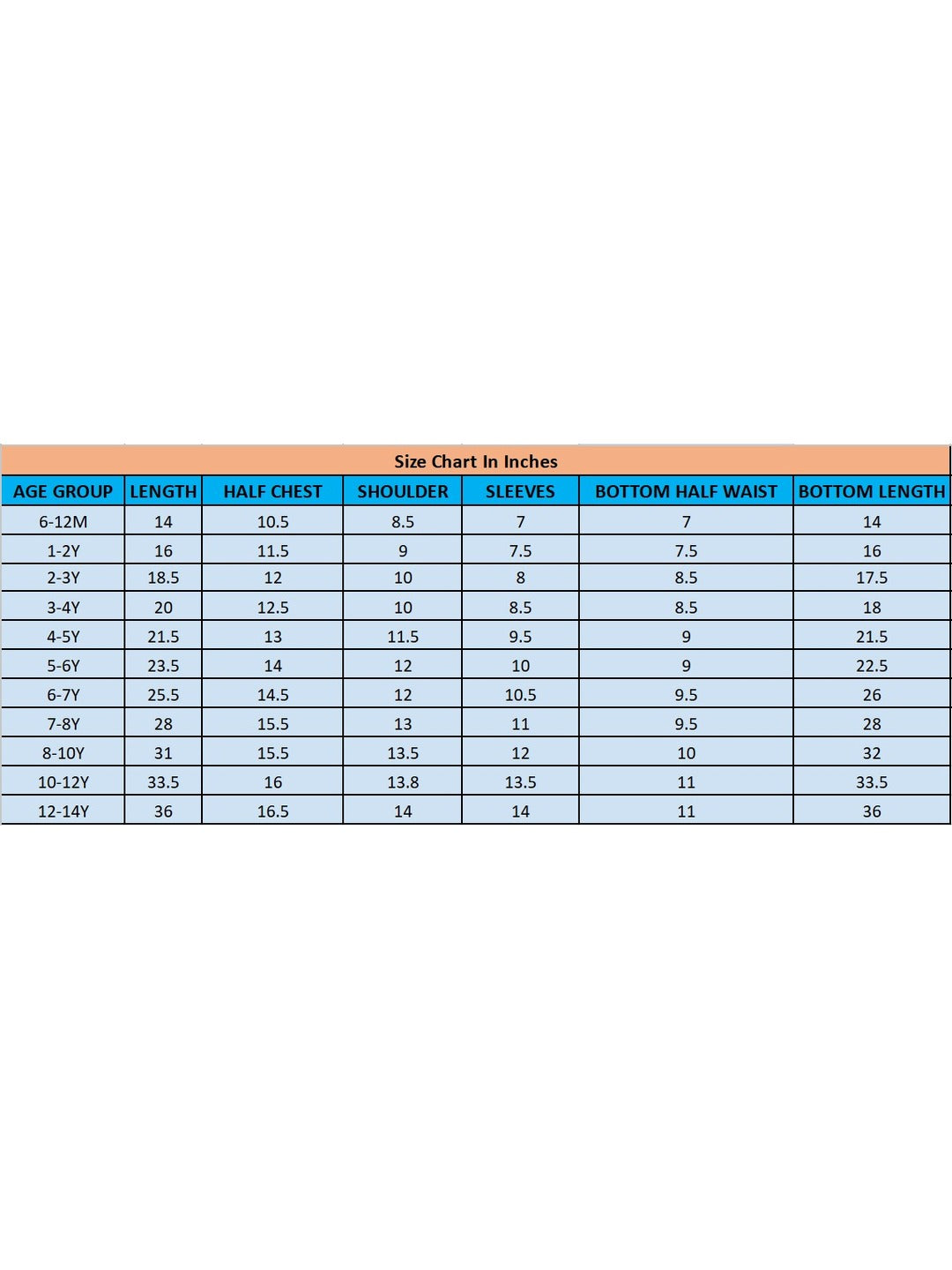 KID1 Lotus Bloom Sharara Set Blue