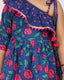 KID1 Lotus Frilly Summer Frock Blue