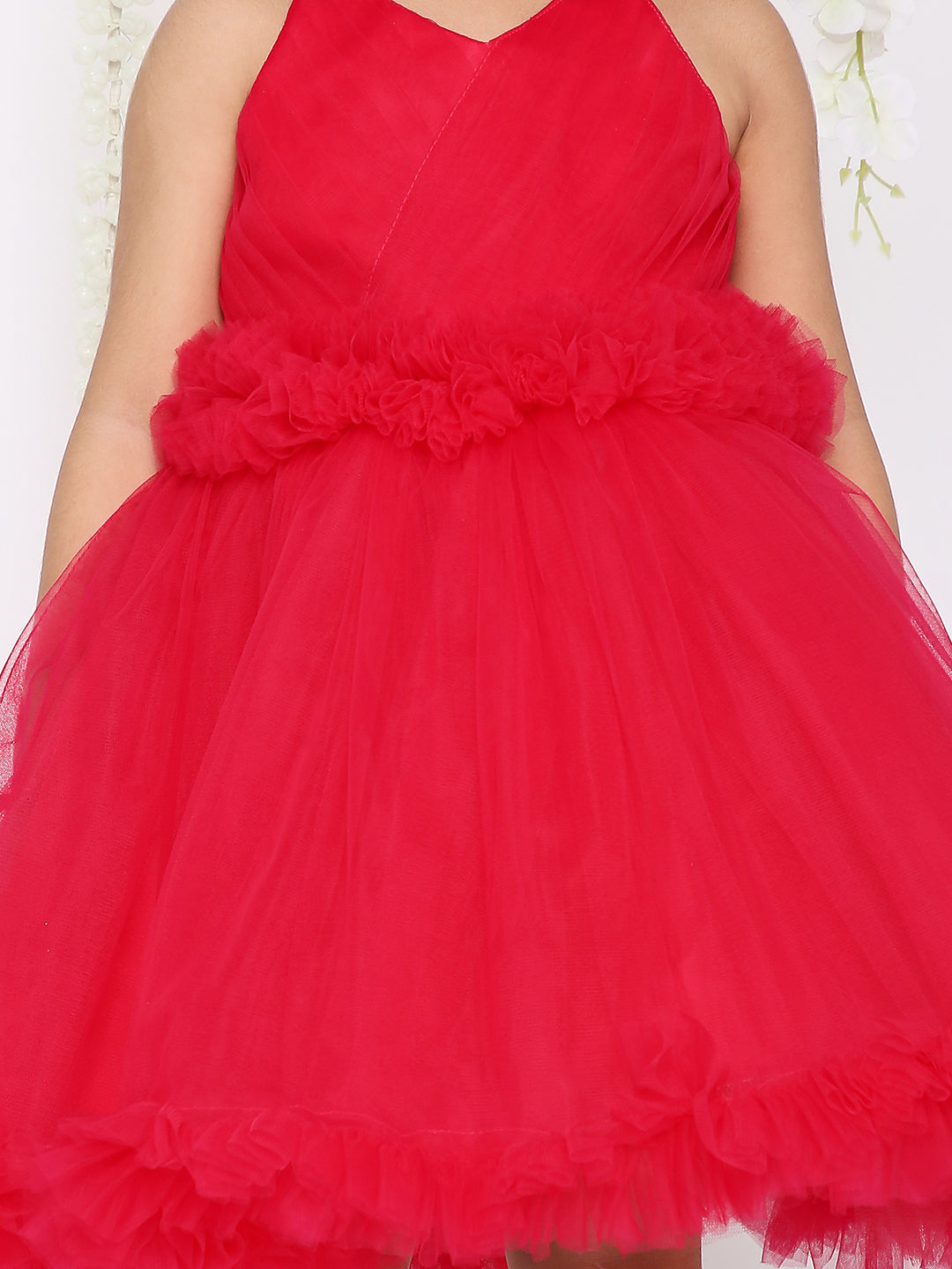 KID1 The Glimmer Shimmer Party Dress Pink