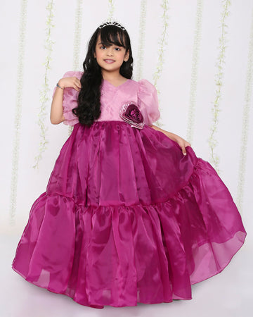 KID1 The Ruuhani Party Dress Pink