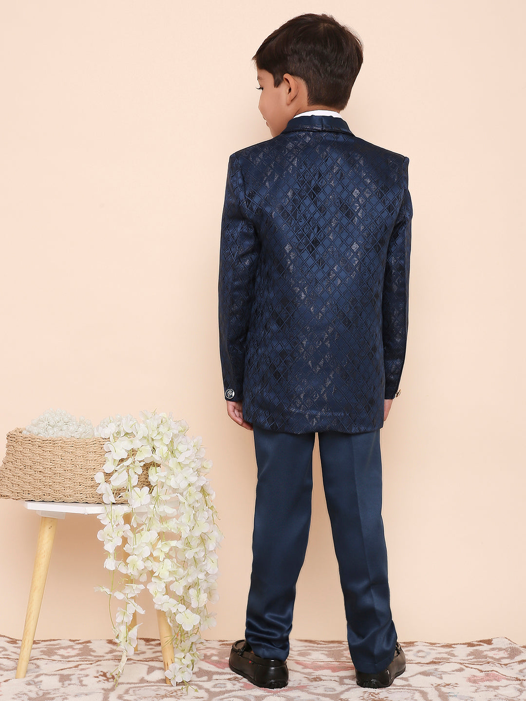 KID1 5 Pcs Party Wear Suit Set Blue