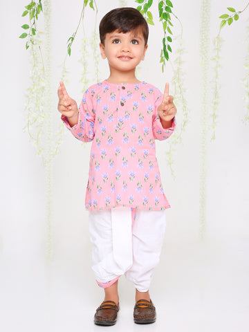 KID1 Oopsy Daisy Boys Kurta Dhoti Set Pink
