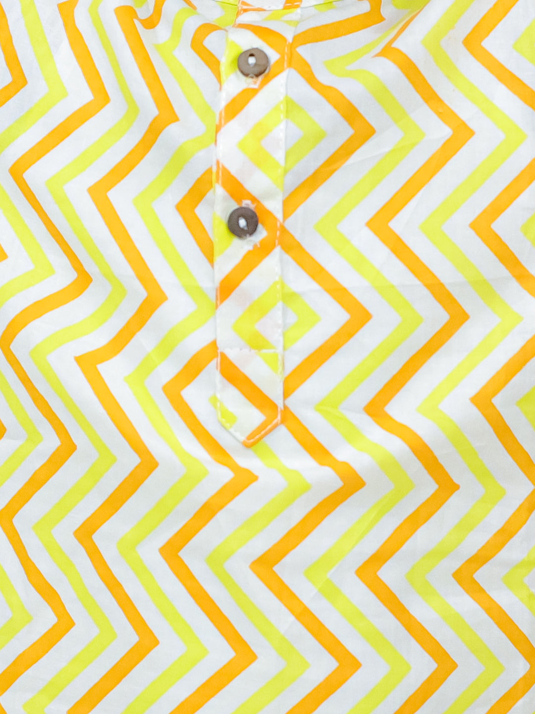 KID1 Printed Kurta Dhoti Yellow