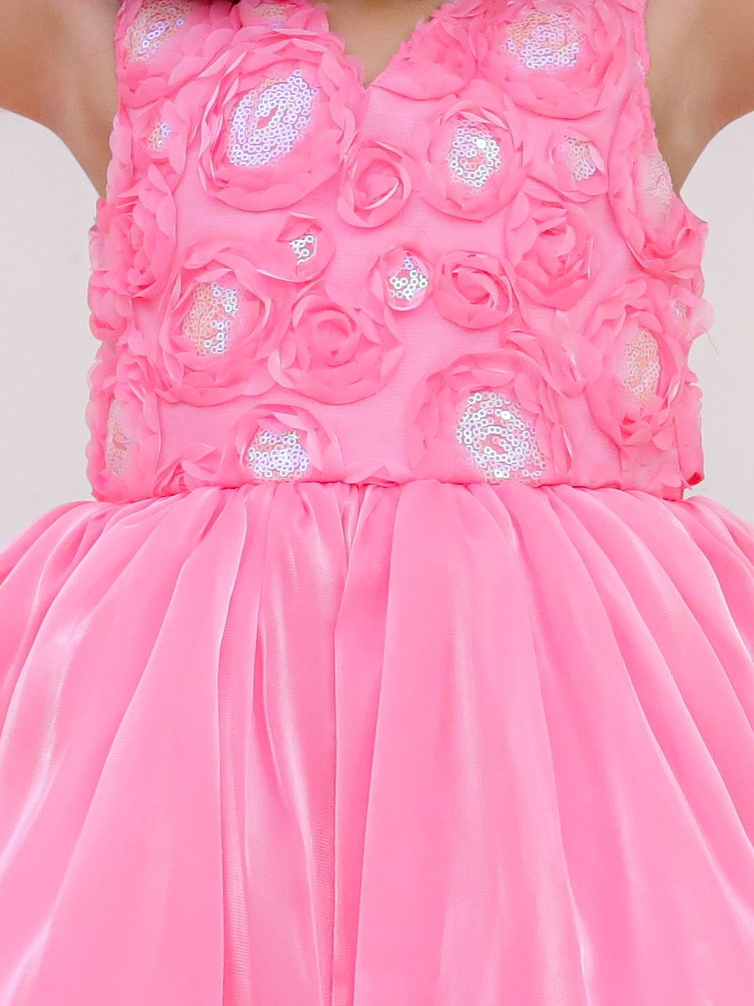 KID1 The Savannah Party Dress Pink