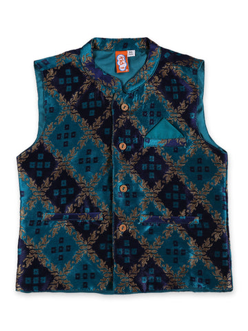 KID1 Digital Print Jacket Only Green