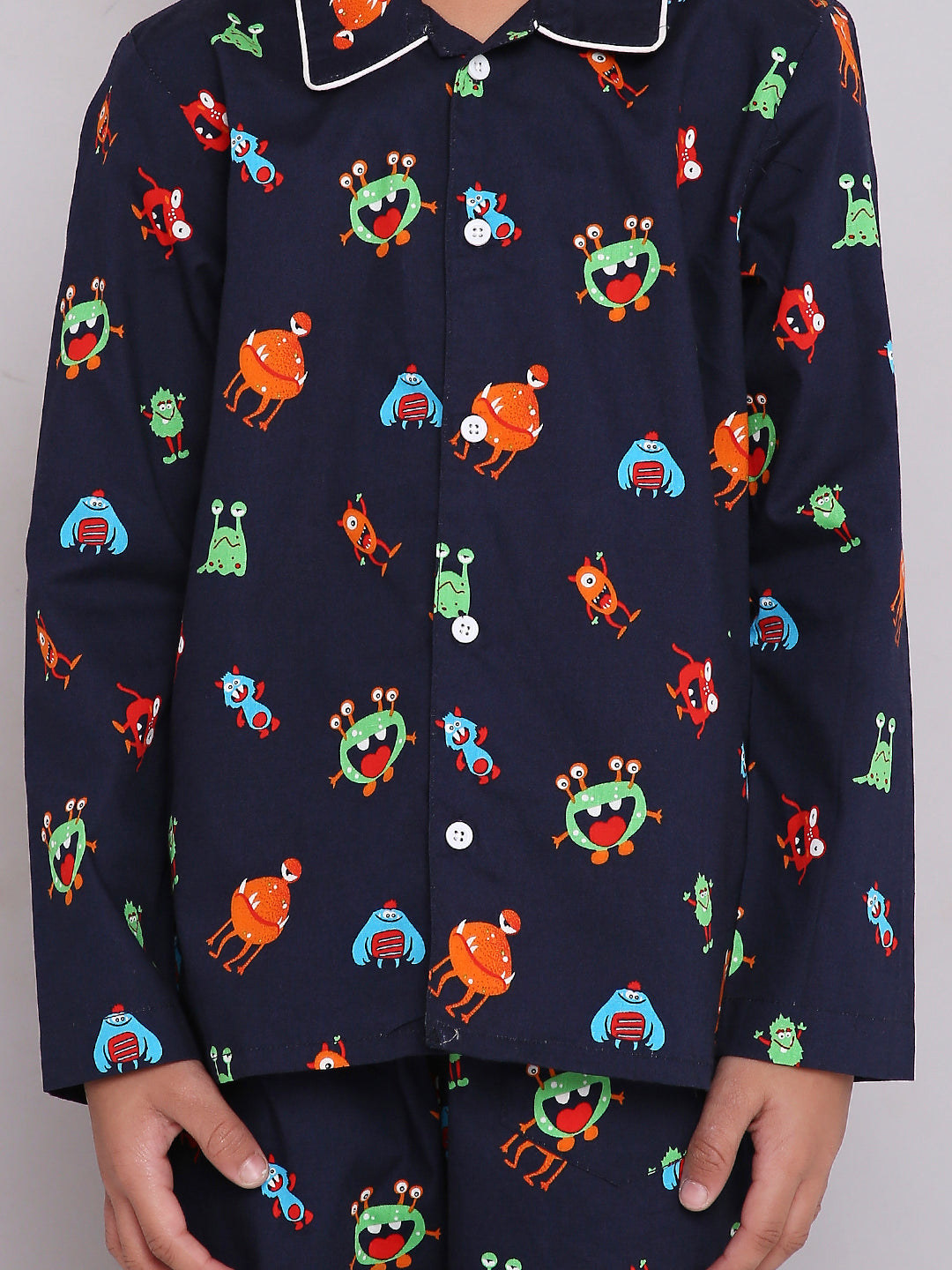 KID1 Quirky Print Night Suit Set Multi