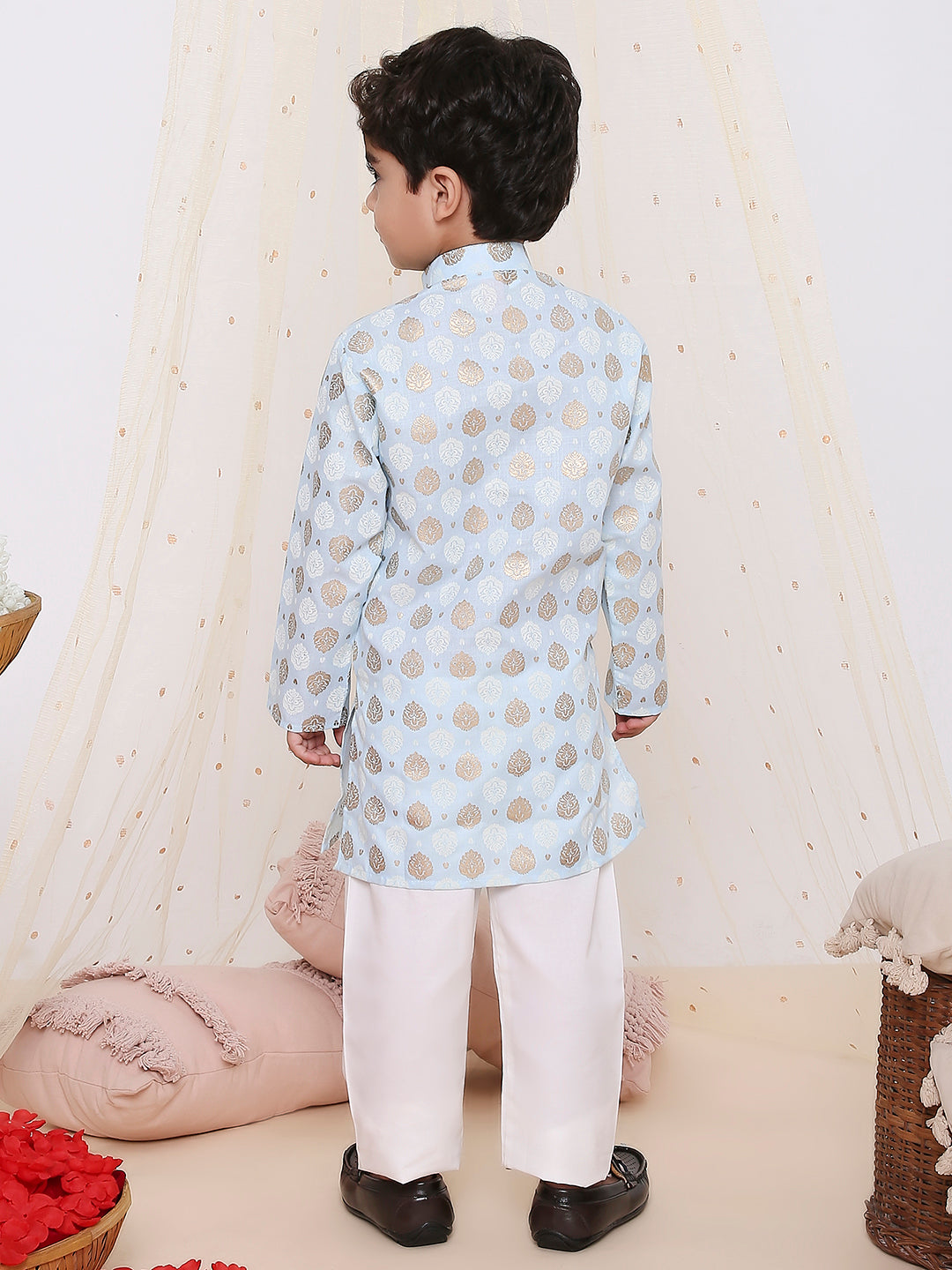 KID1 In-Vouge Kurta Pyjama Blue