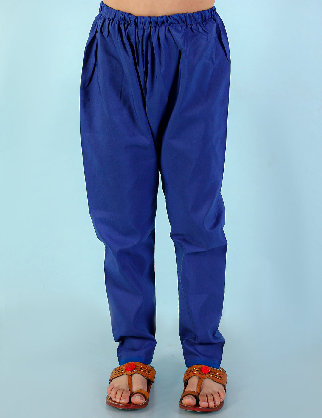 Boys Silk Blend Pyjama Blue