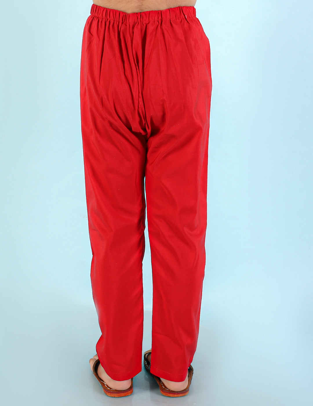 |Boys Silk Blend Pyjama Red