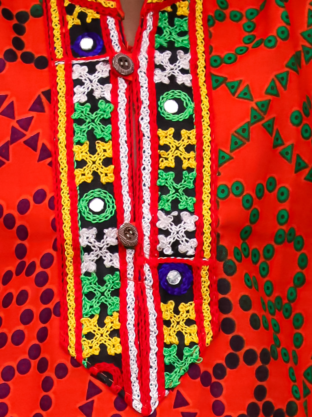 KID1 Colourama Navratri Kurta Dhoti Set Orange