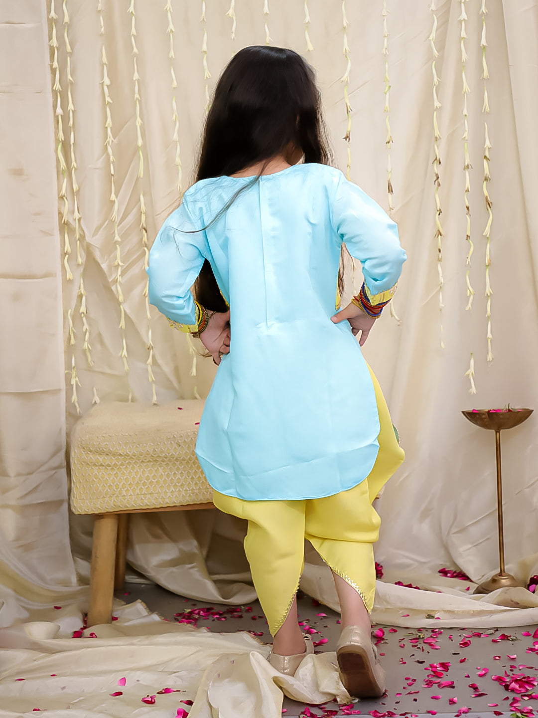 KID1 Kaanchi Kurti Dhoti Set Yellow