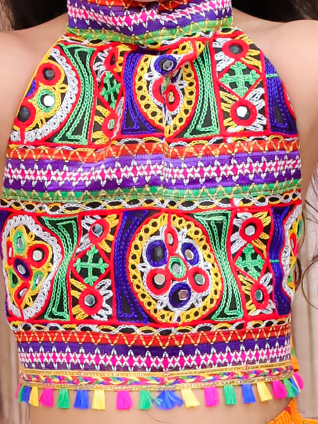 KID1 Dandia Nights Dhoti Set With Cap Yellow