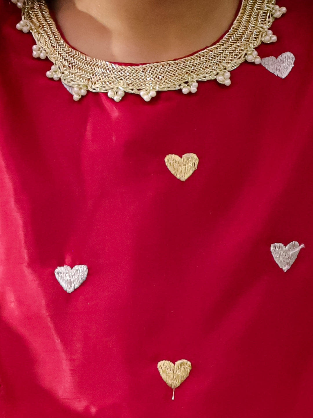 KID1 Dilkudi High Low Kurti Dhoti Set Pink