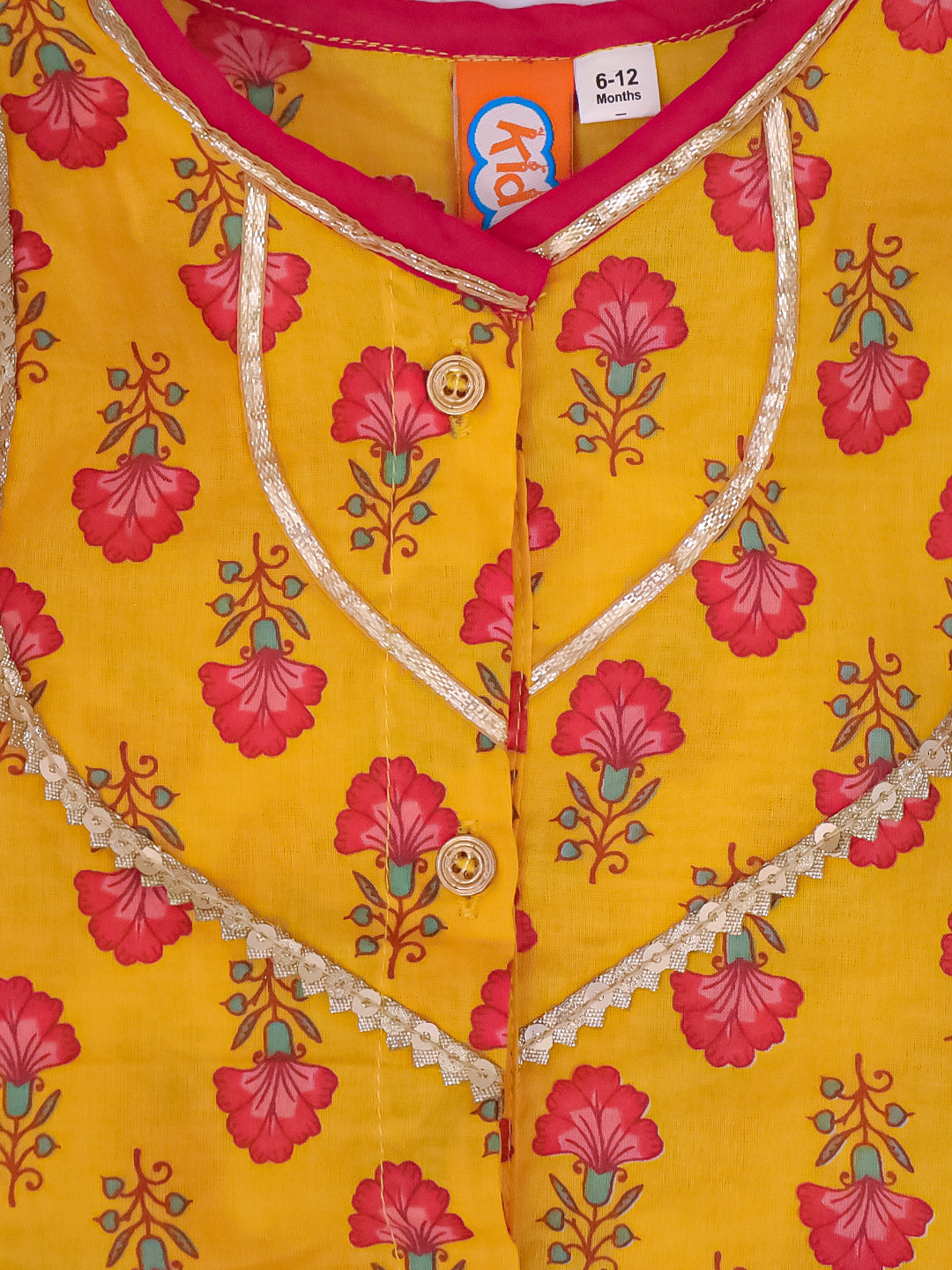 Kid One Princess Lehenga Choli With Dupatta Musturd