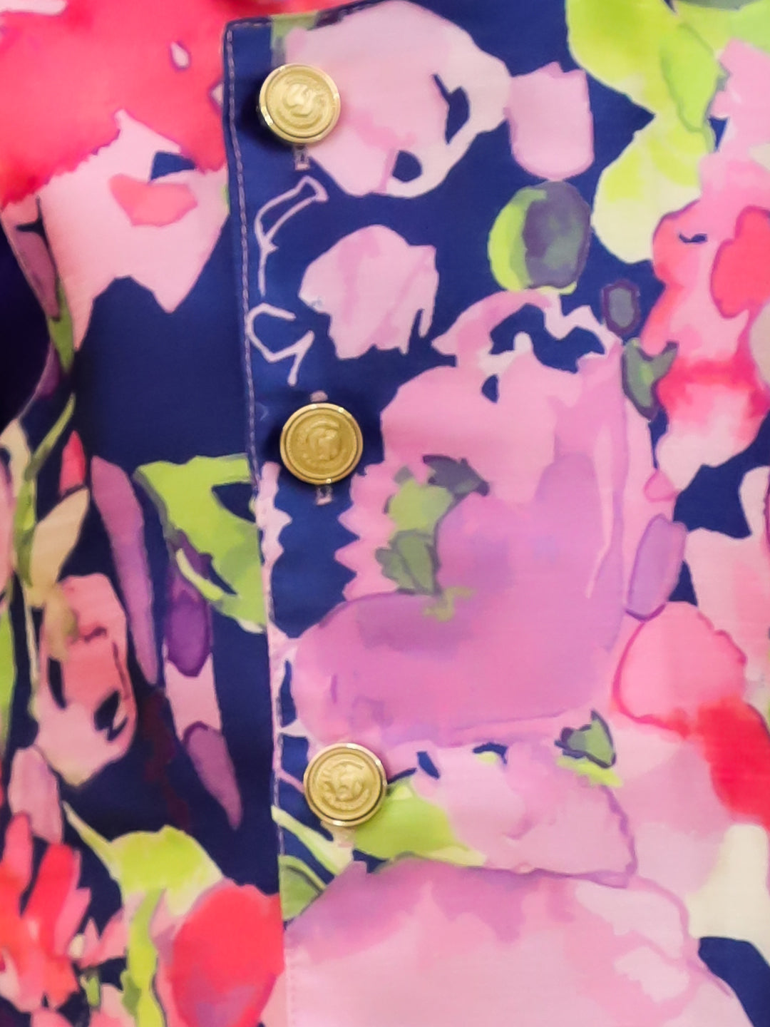 KID1 Spring Floral Jacket Kurta Pyjama Blue