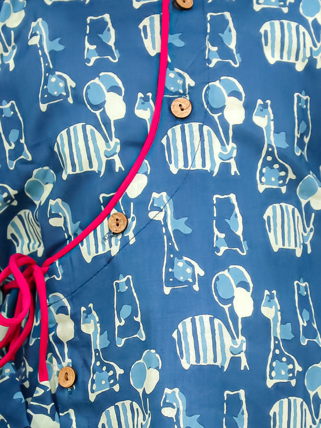 KID1 Jungle Jam Kurta Pyjama Set Blue