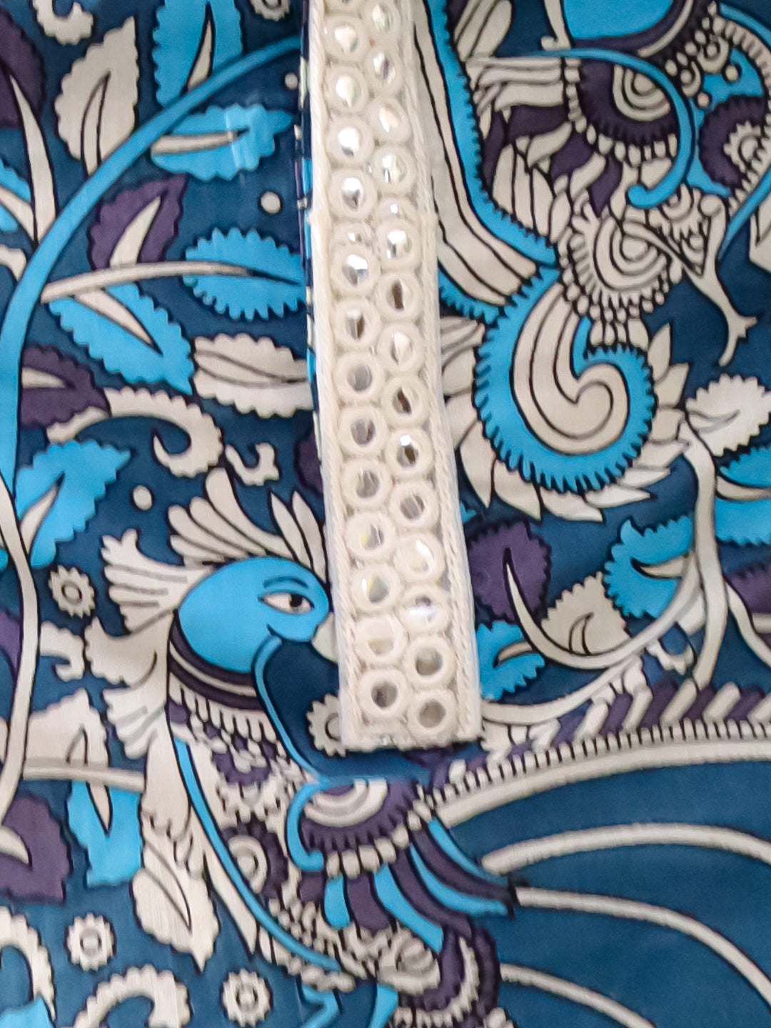 KID1 Madhubani Print Kurta Pajama Blue