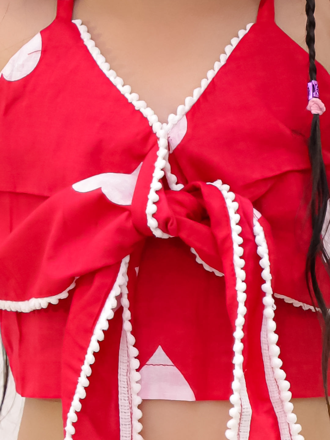 KID1 Tiny Hearts Top And Joggers Set Red