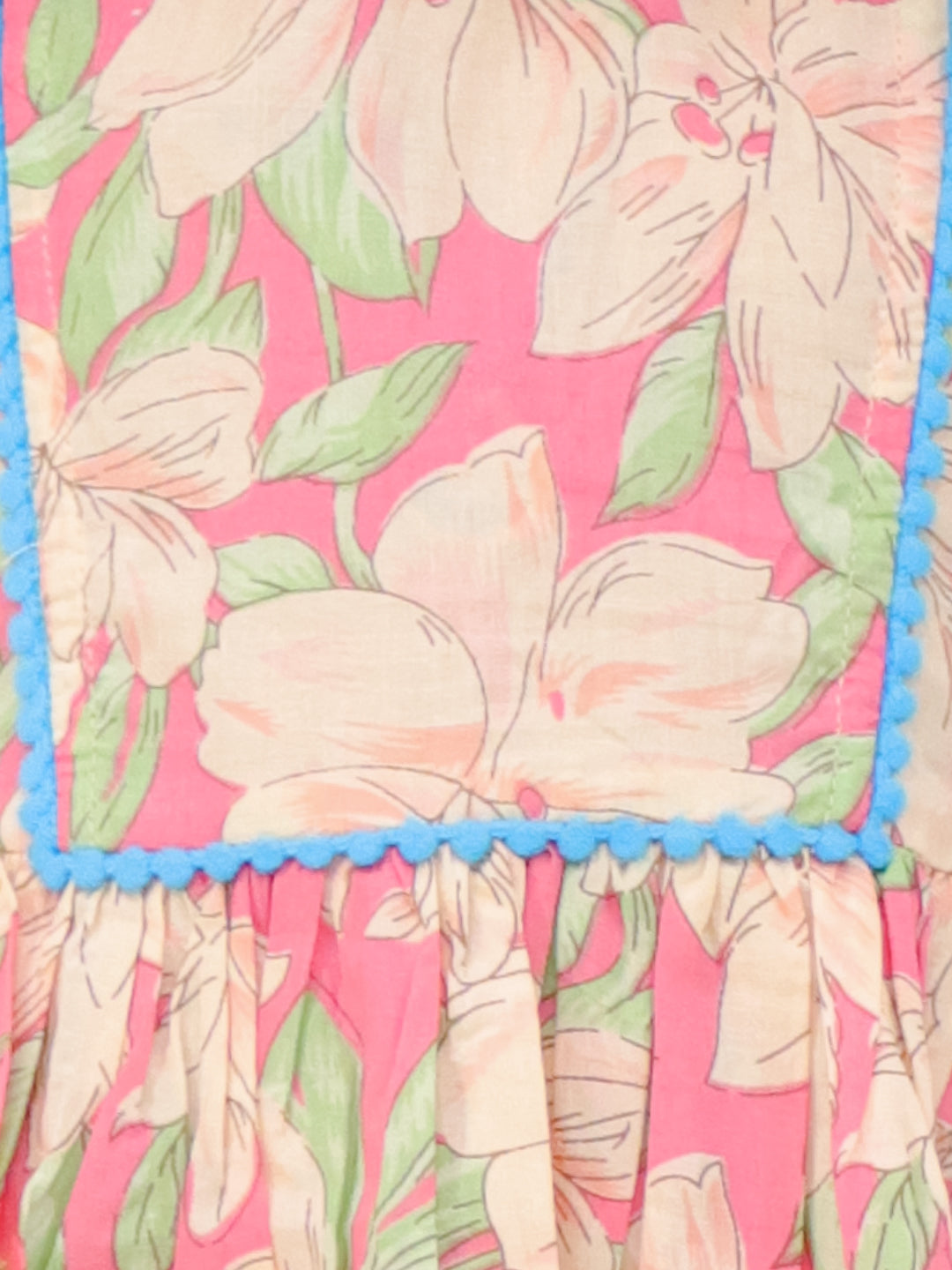 KID1 Sunny Sharara Set With Bow Clip Pink