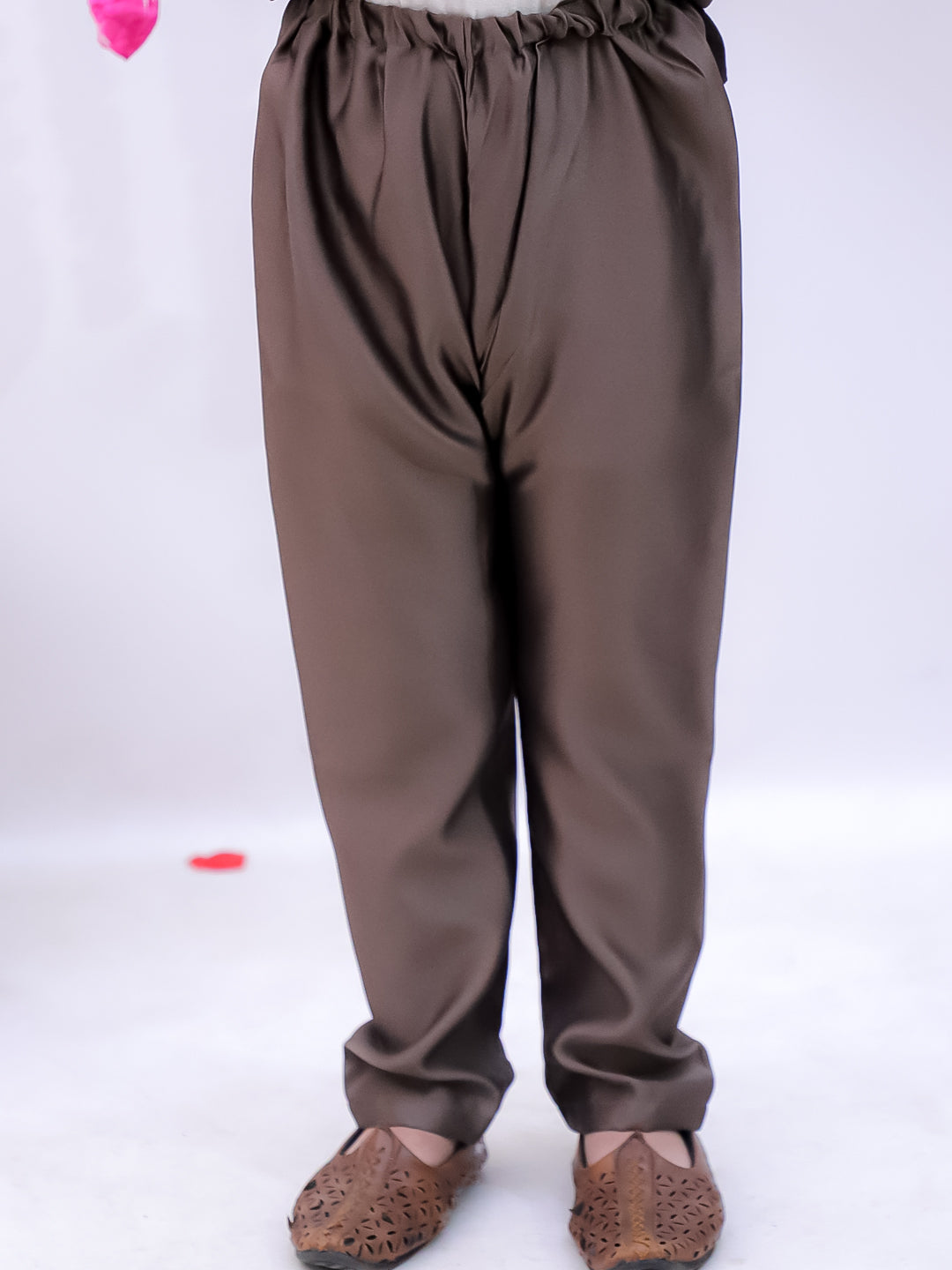 Kid One Embroidered Sherwani Pyjama Set For Boys Grey