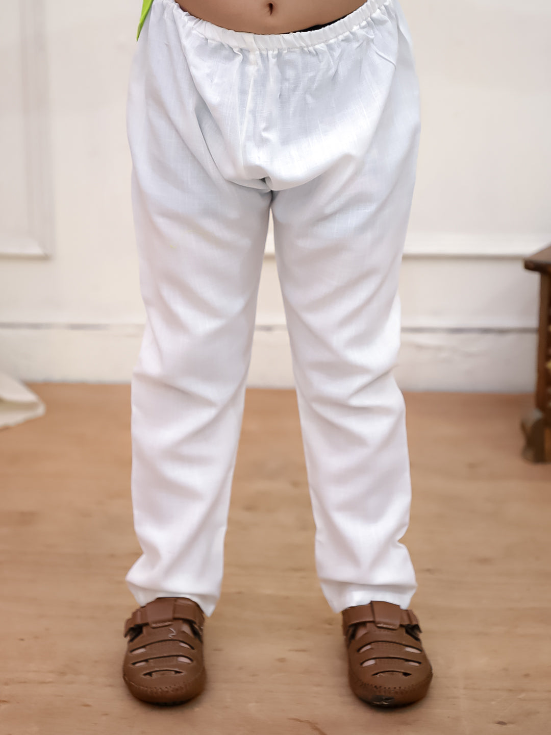 Kid One Royal Embroidered Sherwani Set Peach