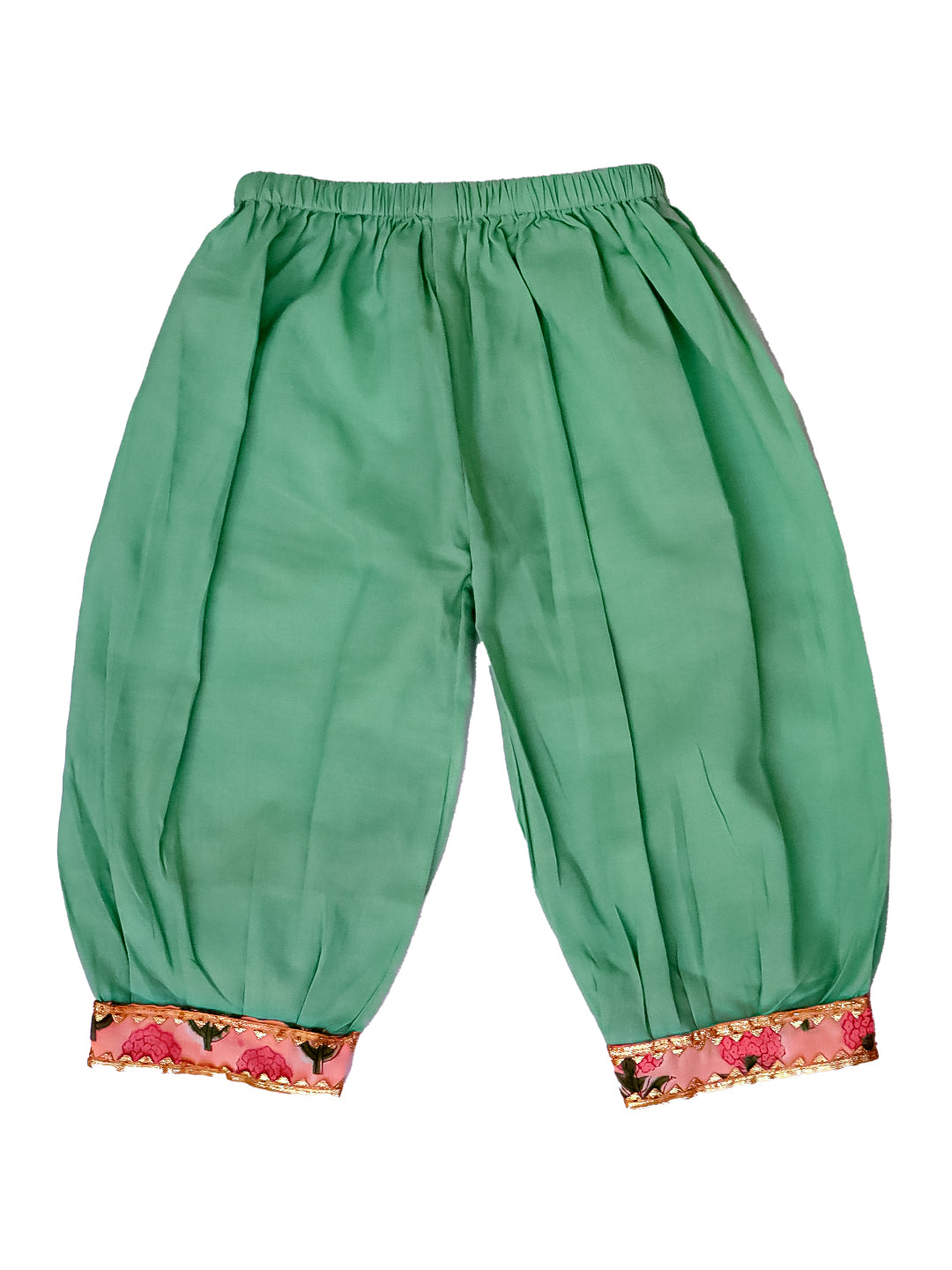 Kid One Myra Kurti With Pants Set Peach