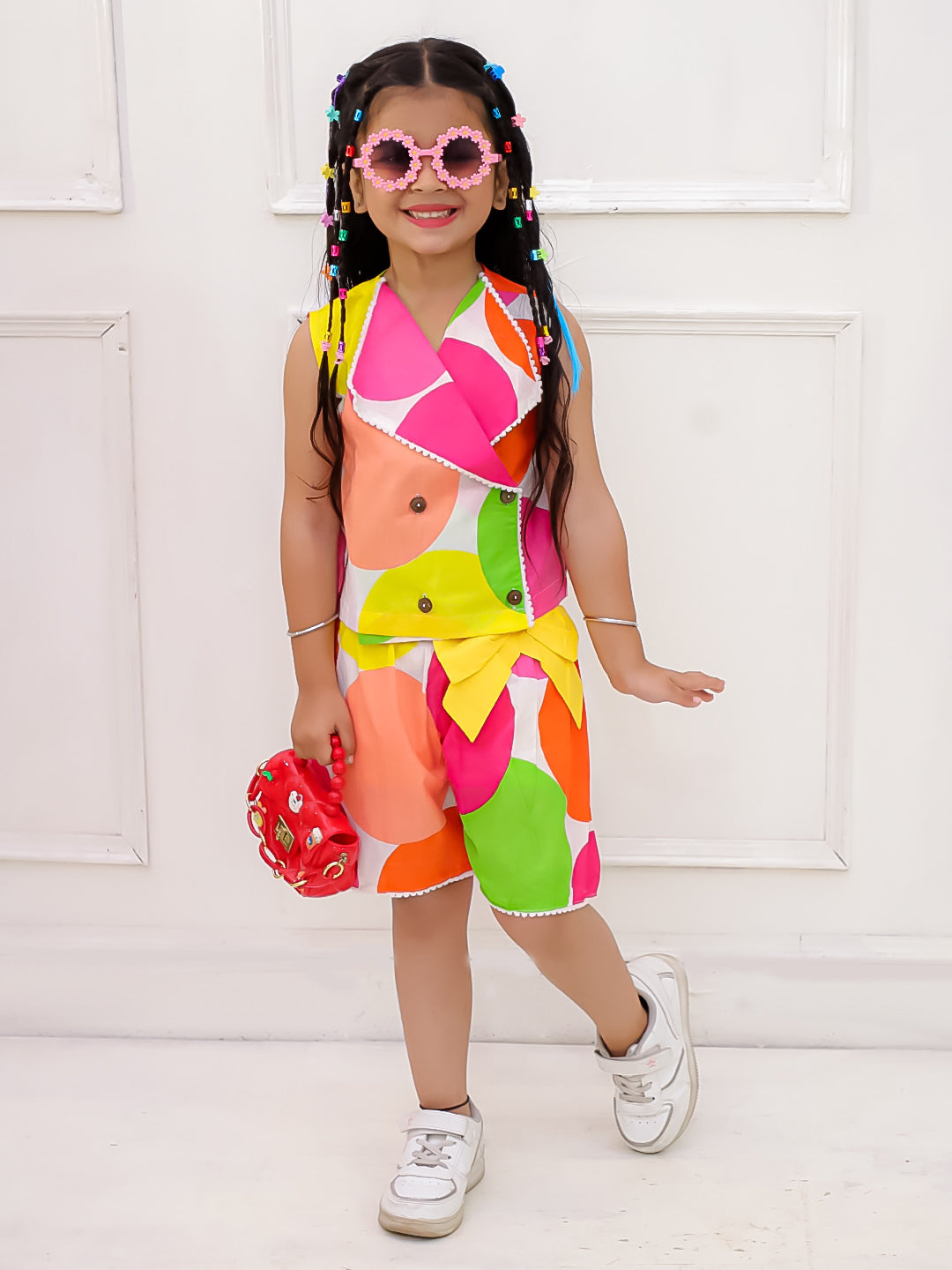 KID1 Polka Masti Shorts Set Multi