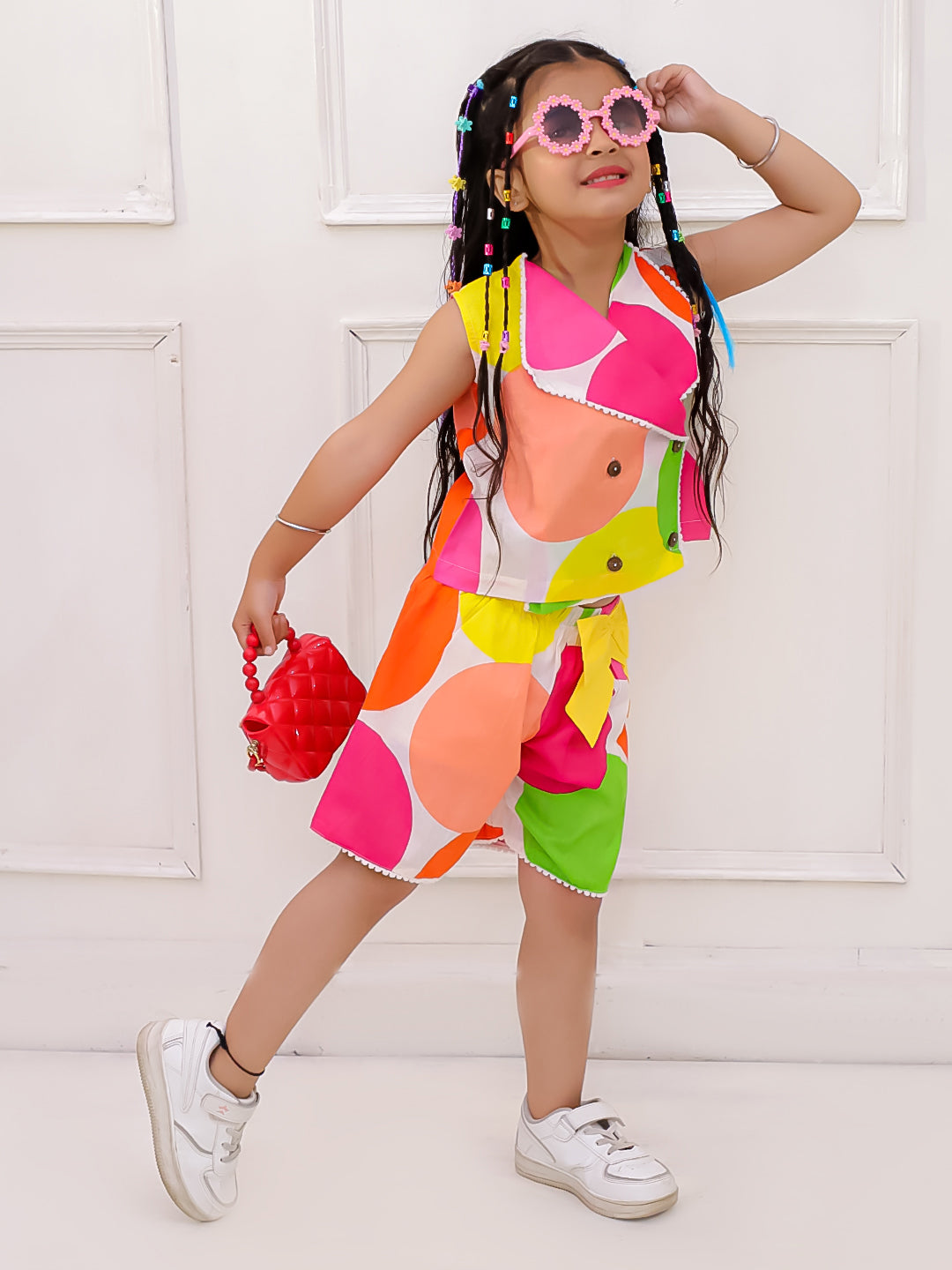 KID1 Polka Masti Shorts Set Multi