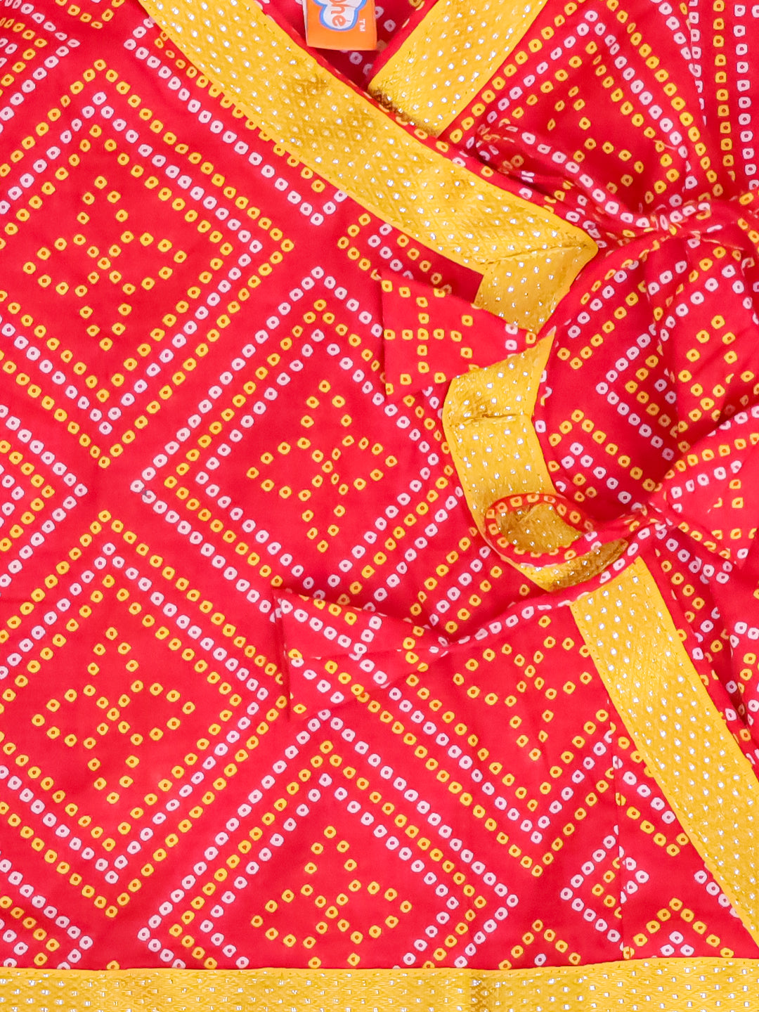 Kid One Pure Cotton Anghrakha Kurta Dhoti Sets For Boys Red