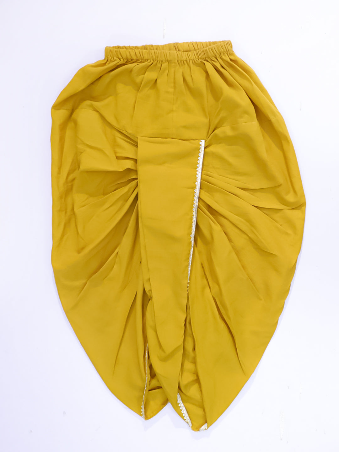 Kid One Printed Kurta Dhoti Set For Boys Yellow