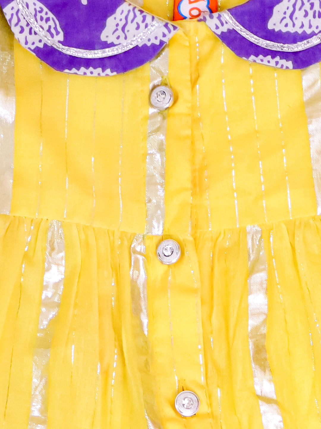 Kid One Sunshine Infants Top With Salwar Set For Girls Yellow