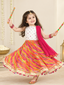 Kid One Rangeela Embroidered Cotton Lehenga Choli For Girls Multi
