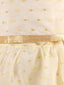 KID1 Gold Weave Jacquard White Pavda Pattu White