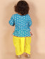 KID1 Krish Angrakha Dhoti Blue