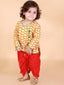 KID1 Krish Angrakha Dhoti Yellow