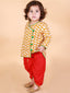 KID1 Krish Angrakha Dhoti Yellow
