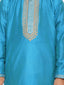 KID1 Embroidered Kurta Dhoti Blue