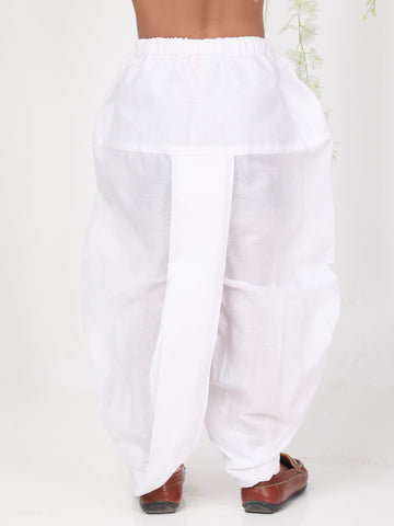 KID1 Boys Only Dhoti White