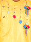 KID1 Utsav Embroidered Cross Cut Kurta Dhoti Yellow