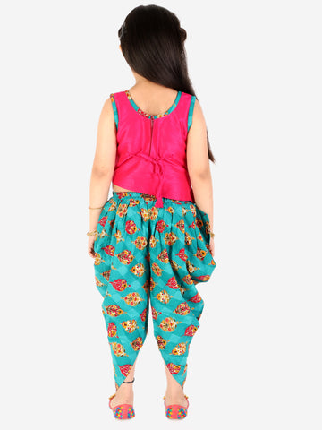 KID1 Radhe Krishna Dhoti Set Pink