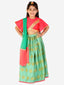KID1 Neveli Lehenga Choli Peach