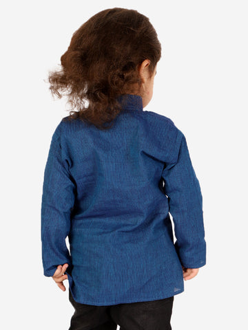 KID1 Trendy Short Kurta Blue