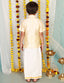 KID1 Boys Veshti Mundu Set White